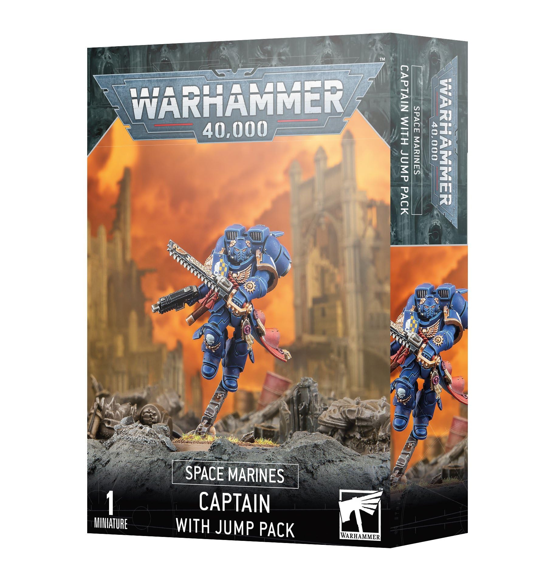 Games Workshop - Warhammer 40,000 - Space Marines: Captain with Jump Pack (2023 Edition)