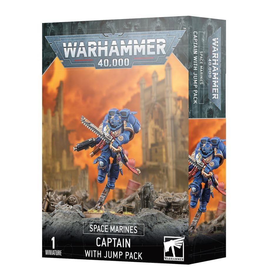 Games Workshop - Warhammer 40,000 - Space Marines: Captain with Jump Pack (2023 Edition)