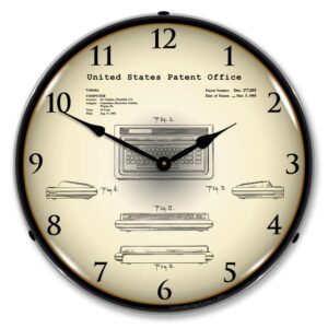 Collectable Sign and Clock Gaming Console 64 Computer 1982 4 of 29 Gaming Patents Clocks