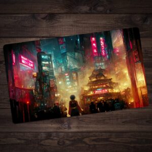 Neo-Tokyo Playmat Inked Gaming TCG Game Mat for Cards (13+)…