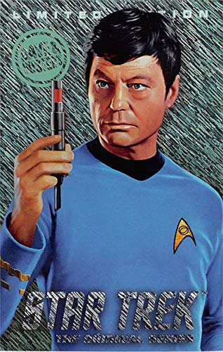 Deforest Kelley as Doctor Bones McCoy trading gaming card Star Trek Refractor 2016 Dave Busters #NM1 2x3 inches