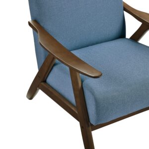 Lexicon Selles Fabric Accent Chair, Blue