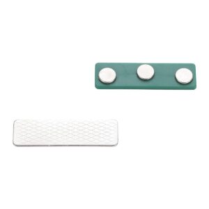 T up 6Sets Name Badge Magnets Backing Green Magnetic Name Tag Holders with 3 Strong Magnets & 3M Type(Green)