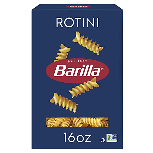 Barilla Rotini Pasta, 16 oz. Box - Non-GMO Pasta Made with Durum Wheat Semolina - Kosher Certified Pasta