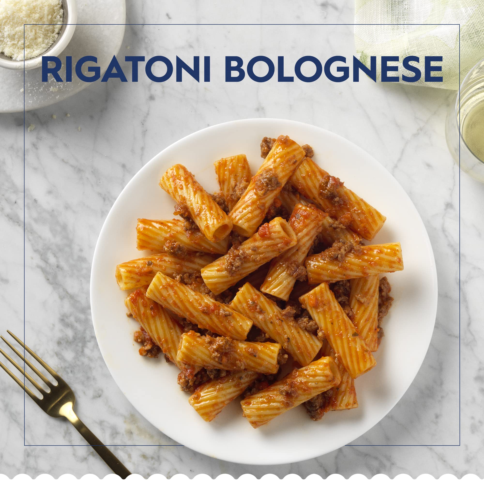 Barilla Rigatoni Pasta, 16 oz. Box - Non-GMO Pasta Made with Durum Wheat Semolina - Kosher Certified Pasta