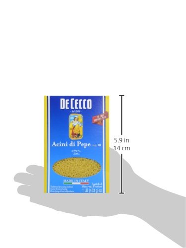 De Cecco Semolina Pasta, Acini Di Pepe No.78, 1 Pound