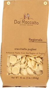 dal raccolto pasta - orecchiette pugliesi, 1 lb bag