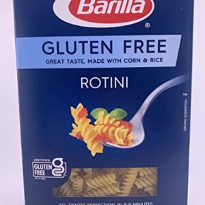 Barilla Gluten Free Pasta Variety Pack- Includes Penne Pasta, Rotini Pasta, and Elbow Macaroni Pasta Noodles. Barilla Pasta Bulk Set by Snackivore (3 x 12oz Boxes).