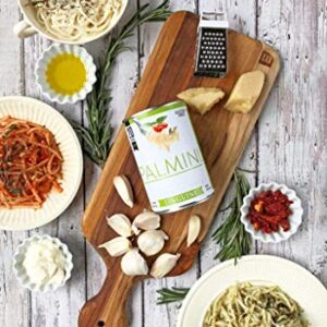 Palmini Linguine Pasta | Low-Carb, Low-Calorie Hearts of Palm Pasta | Keto, Gluten Free, Vegan, Non-GMO | As seen on Shark Tank | (14 Ounce - Pack of 6)