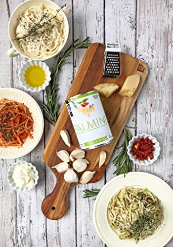 Palmini Linguine Pasta | Low-Carb, Low-Calorie Hearts of Palm Pasta | Keto, Gluten Free, Vegan, Non-GMO | As seen on Shark Tank | (14 Ounce - Pack of 6)