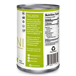 Palmini Linguine Pasta | Low-Carb, Low-Calorie Hearts of Palm Pasta | Keto, Gluten Free, Vegan, Non-GMO | As seen on Shark Tank | (14 Ounce - Pack of 6)