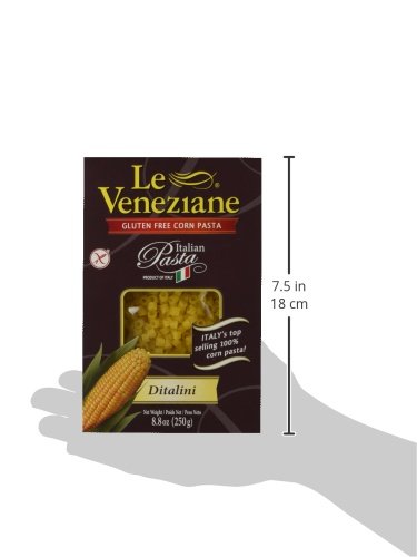 Le Veneziane Italian Gluten Free Corn Pasta Ditalini 250