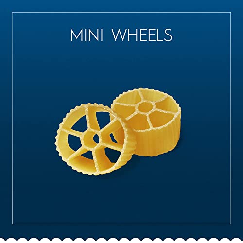 Barilla Mini Wheels Pasta, 16 oz. Box (Pack of 12) - Non-GMO Pasta Made with Durum Wheat Semolina - Kosher Certified Pasta