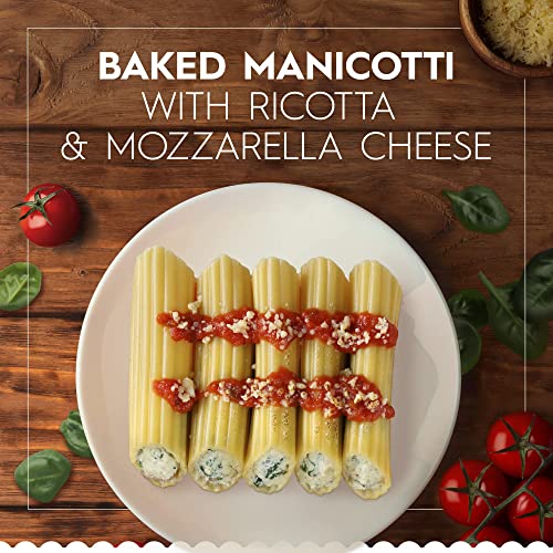 Barilla Manicotti Pasta, 8 oz. Box - Non-GMO Pasta Made with Durum Wheat Semolina - Kosher Certified Pasta