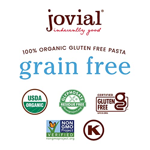 Jovial Grain-Free Cassava Pasta Variety (Orzo, Penne and Fusilli) - Cassava Pasta, Paleo Pasta, Gluten Free Pasta Spaghetti, Grain-Free, Gluten-Free, Organic, Non-GMO - 3 Pack, 1 of Each Flavor