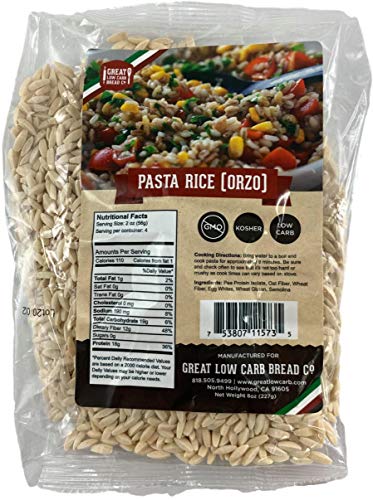 Great Low Carb Bread Co. Pasta Rice Ozro | Keto Pasta, Rice Noodles, Low Carb Pasta 8 Ounce