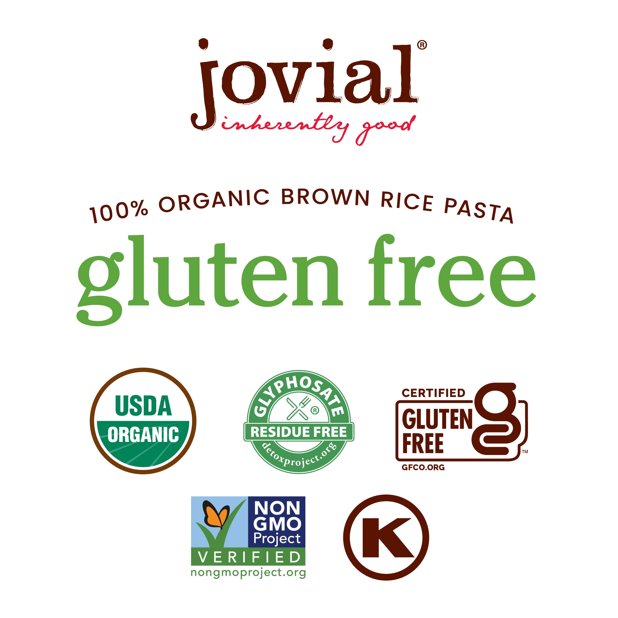 Jovial Whole Grain Brown Rice Pasta Variety Pack (Rigate, Fusilli, Caserecce) - Whole Grain Pasta, Organic Pasta, Gluten Free, Dairy Free, Brown Rice Pasta, Made in Italy - 12 Oz, 3 Pack