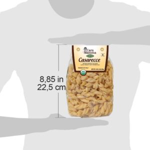 Mantova Organic Italian Specialty Pasta, Caserecce (2 packs of 1 lb. each) - Artisan Pasta, Non-GMO, Vegan, Kosher Certified, and Imported From Italy, Premium Quality