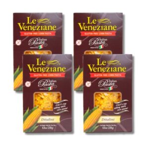 le veneziane - italian ditalini pastina [gluten-free], (4)- 8.8 oz. pkgs