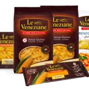 Le Veneziane - Italian Ditalini Pastina [Gluten-Free], (4)- 8.8 oz. Pkgs