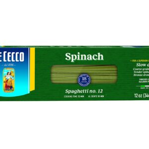 De Cecco Spinach Pasta, Spaghetti No.12, 12 oz