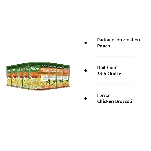 Knorr Pasta Side Dish, Chicken Broccoli, 4.2 oz (Pack of 8)