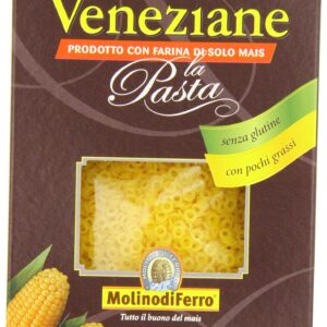 Le Veneziane - Italian Anellini Pastina [Gluten-Free], (4)- 8.8 oz. Pkgs