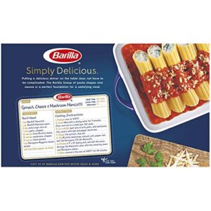 Barilla Pasta, Manicotti, 8 Ounce (Pack of 4)