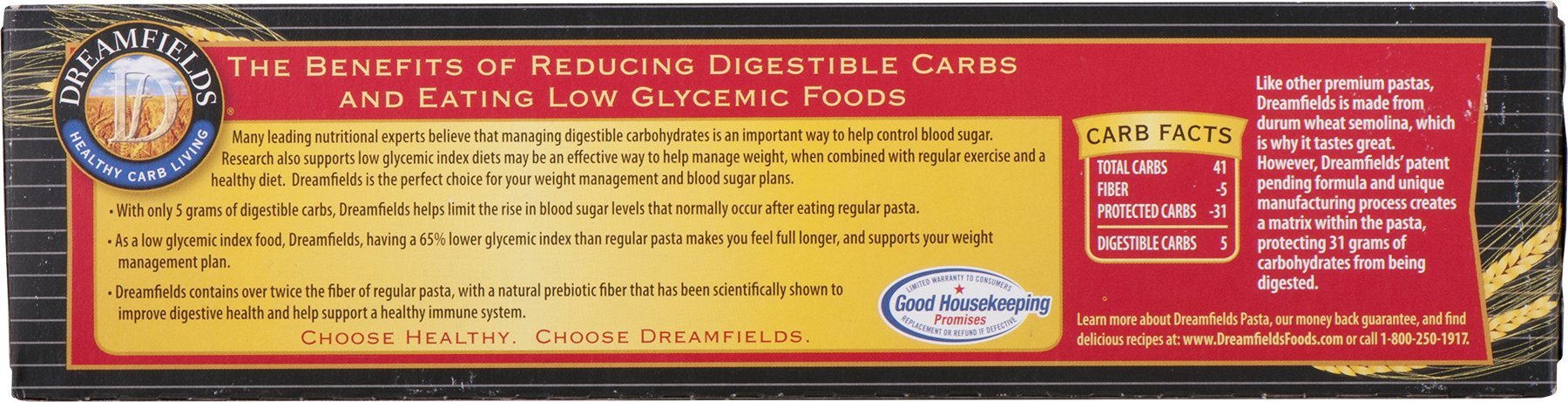 Dreamfields Pasta Healthy Carb Living - Linguine