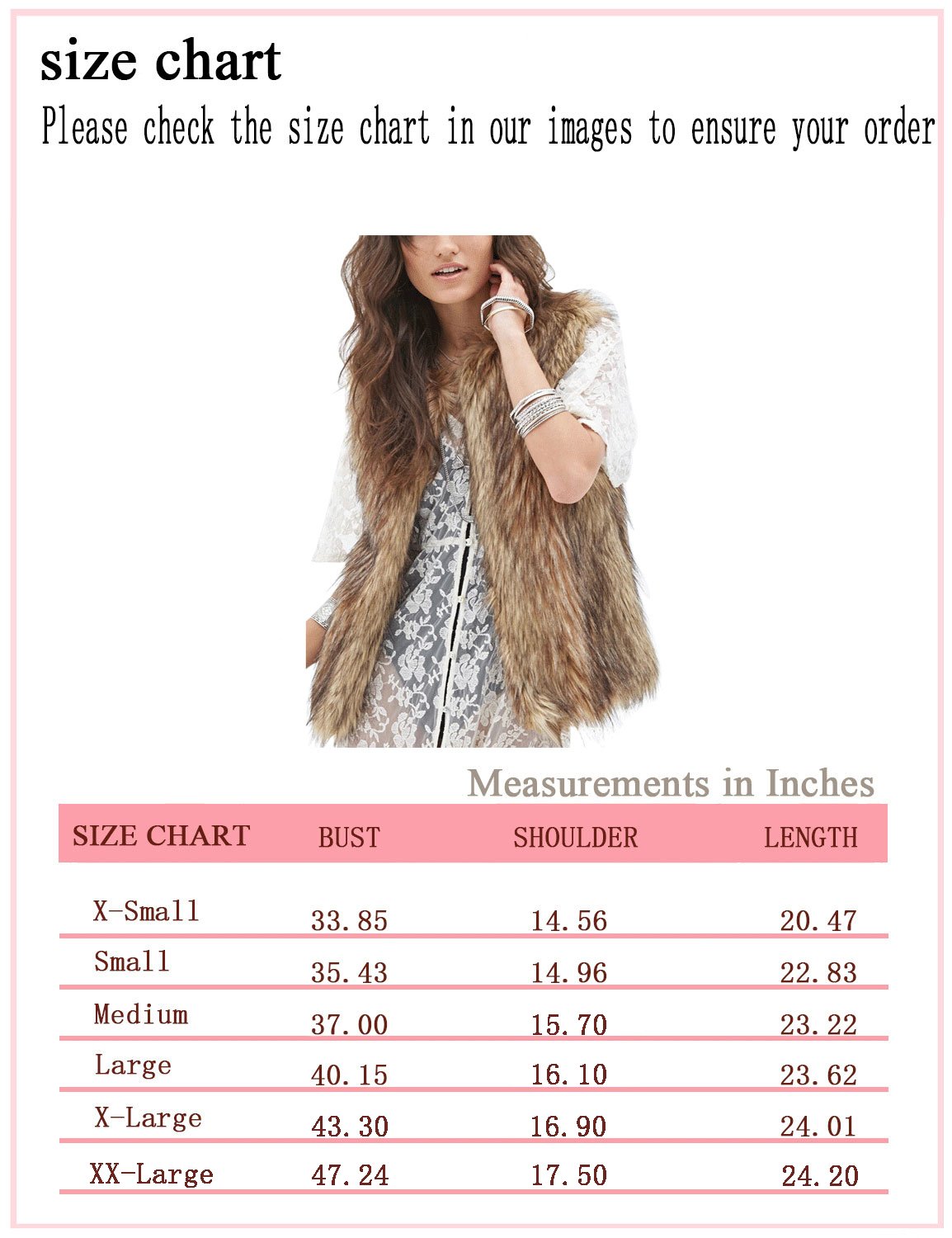 Tanming Women's Fashion Autumn And Winter Warm Short Faux Fur Vests (Medium, Grey)