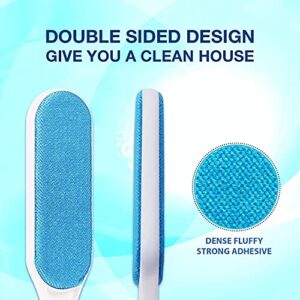 Pet Hair Remover -Dog Hair Remover for Clothes-Better than Lint Rollers for Pet Hair, Dog Hair Remover- Lint Remover Brush, Lint from Clothing, Couch, Furniture, Bedding (Blue)