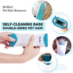 Pet Hair Remover -Dog Hair Remover for Clothes-Better than Lint Rollers for Pet Hair, Dog Hair Remover- Lint Remover Brush, Lint from Clothing, Couch, Furniture, Bedding (Blue)