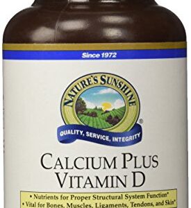 Nature's Sunshine Calcium Plus Vitamin D, 150 Tablets, Kosher | Powerful Vitamin Supplement for Adults Containing Vitamin D3, Calcium, and Magnesium