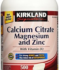 Kirkland Signature Calcium Citrate 500mg (500 Tablets)