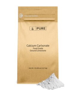 pure original ingredients calcium carbonate (5 lb) dietary supplement, food preservative, acid neutralizer