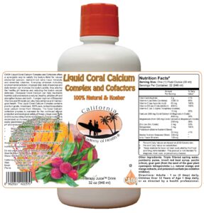 liquid coral calcium complex and cofactors 32 oz from caoh