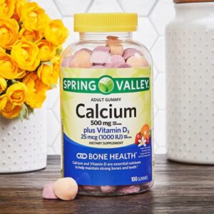 Spring Valley Adult Gummy Calcium with Vitamin D3 50 servings