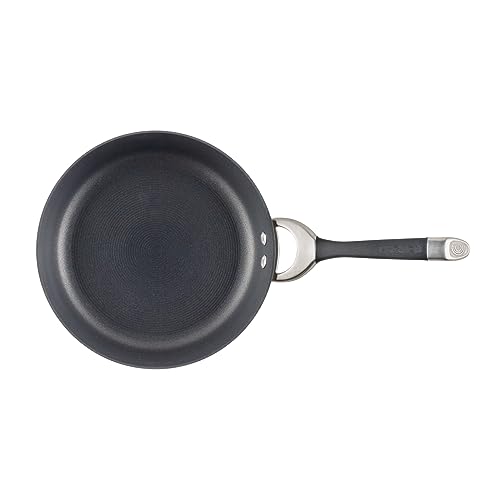 Circulon Symmetry Hard-Anodized Nonstick Frying Pan, 8.5-Inch, Black