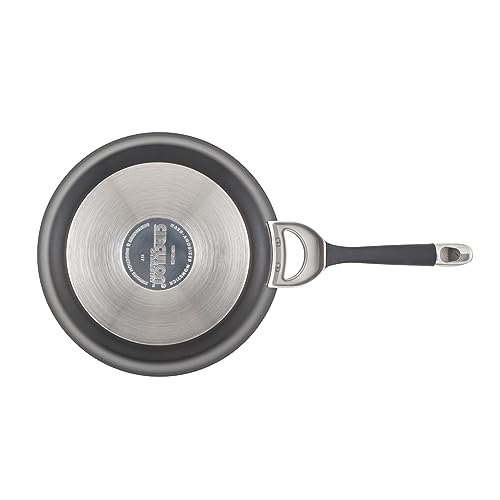 Circulon Symmetry Hard-Anodized Nonstick Frying Pan, 8.5-Inch, Black