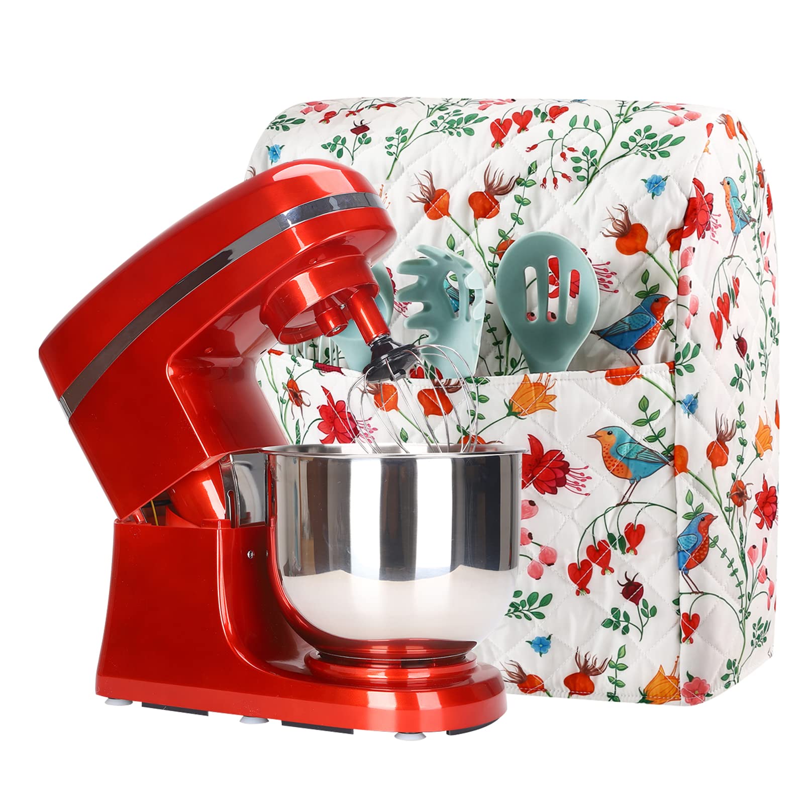 Stand Mixer Cover,Kitchen Mixer Cover Compatible With 5-8 Quart Kitchenaid Hamilton Mixers,Pioneer Woman Kitchen Aid Covers for Stand Mixer,Pioneer Women Kitchen Aid Mixer Assecories