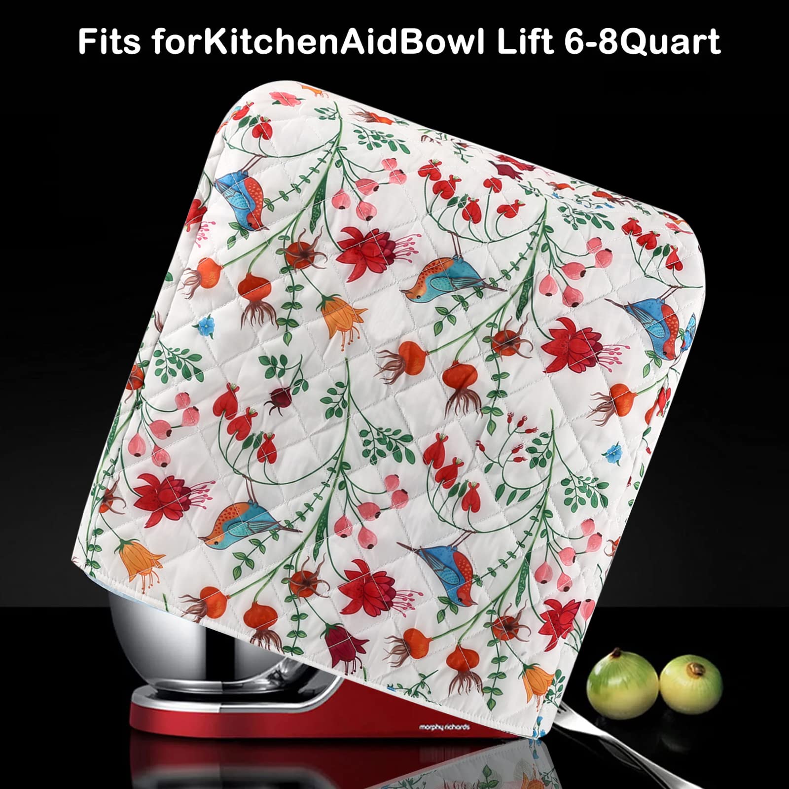 Stand Mixer Cover,Kitchen Mixer Cover Compatible With 5-8 Quart Kitchenaid Hamilton Mixers,Pioneer Woman Kitchen Aid Covers for Stand Mixer,Pioneer Women Kitchen Aid Mixer Assecories