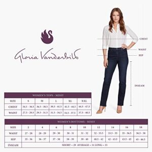 Gloria Vanderbilt Women's Amanda Classic High Rise Tapered Jean Standard, Scottsdale, 12 Short