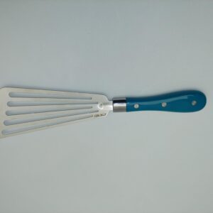 The Pioneer Woman Thin Stainless Steel Metal Spatula 12 1/4" Turner ABS Handle Dishwasher Safe, Teal