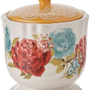 The Pioneer Woman Blossom Jubilee Sugar Pot, 5" tall and 4" in diameter