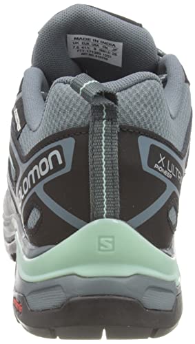 Salomon Women's X ULTRA PIONEER CLIMASALOMON™ WATERPROOF Hiking Shoes for Women, Stormy Weather / Alloy / Yucca, 9