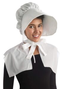 forum novelties womens oversized bonnet costume headwear, white, one size us