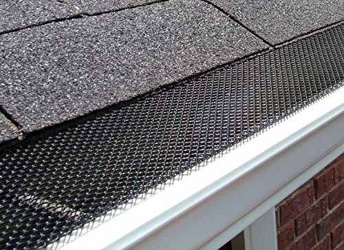 Amerimax Home Products 636025 Lock-In Gutter Guard, Black, 25 Count (Pack of 1)