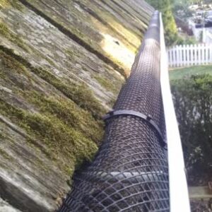 Rocky Mountain Goods 6” Gutter Guard Mesh - 20 Foot Leaf Guard Protects from Branches, Leaves, Debris - Easy Cut with Scissors to Custom Lengths - Easy Install - Does Not Rust