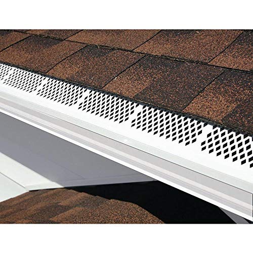 AMERIMAX HOME PRODUCTS 85370 Snap-In Gutter Guard, White