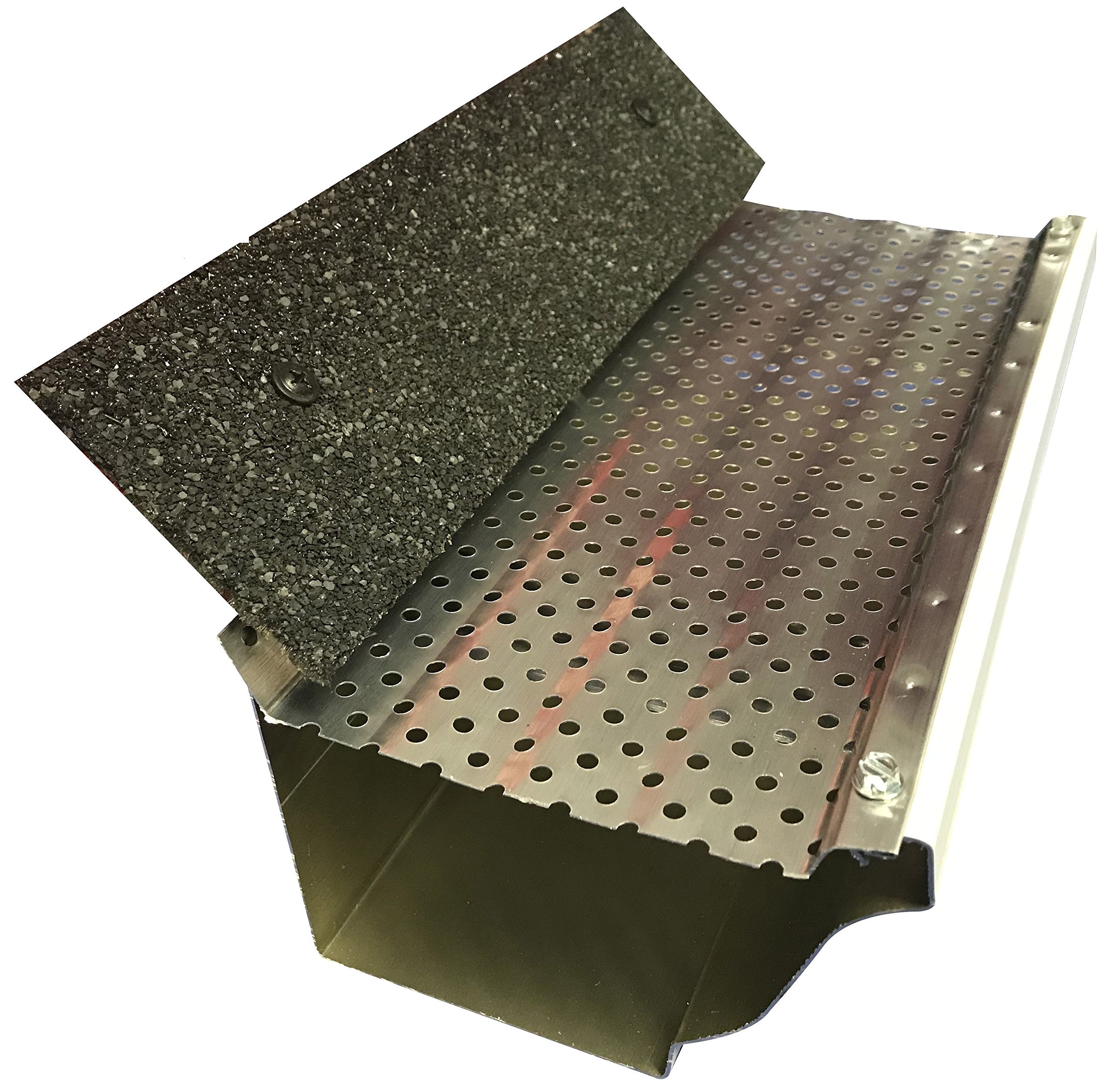 (200 feet) Shur Flo X Leaf Guard Gutter Protector for 6" K-Style Gutters. Mill Finish Aluminum. 50 Panels x 4.00' Each.